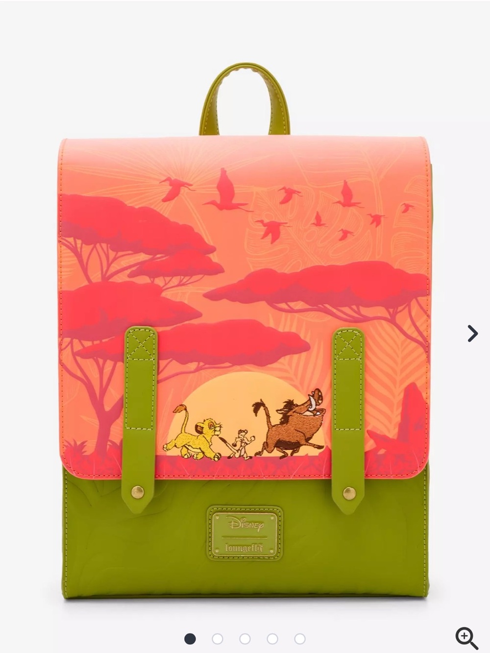 Loungefly Disney The Lion King Simba, Timon, & Pumbaa Mini Backpack- Exclusive